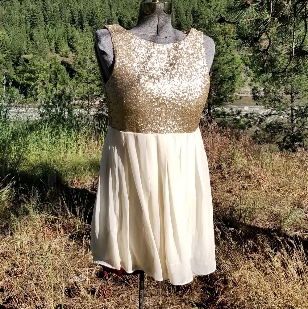 ✨HOST PICK✨ NWT Golden Cocktail Dress - Picture 5 of 5